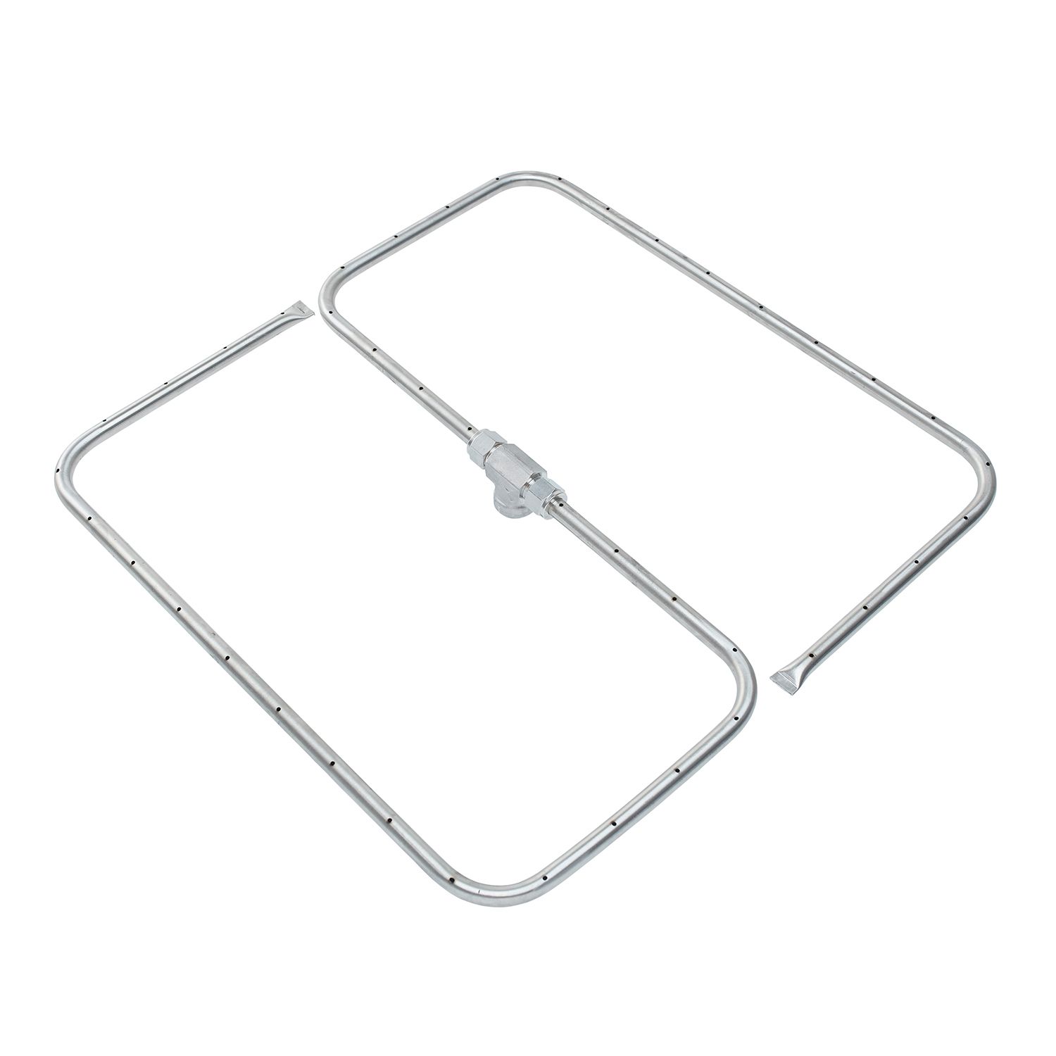 Fire By Design 6" F8SQ Marine Grade Stainless Steel Figure Eight Square Propane Gas Burner