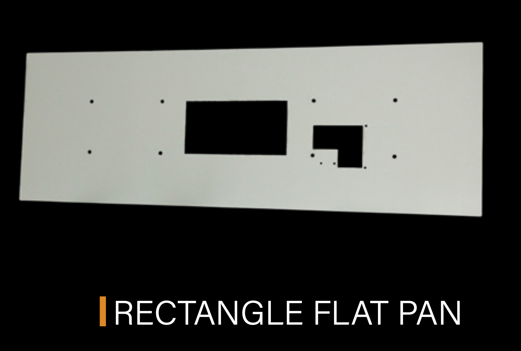 Fire By Design 96" x 6" RFBP-T Rectangle Aluminum Flat Burner Pan