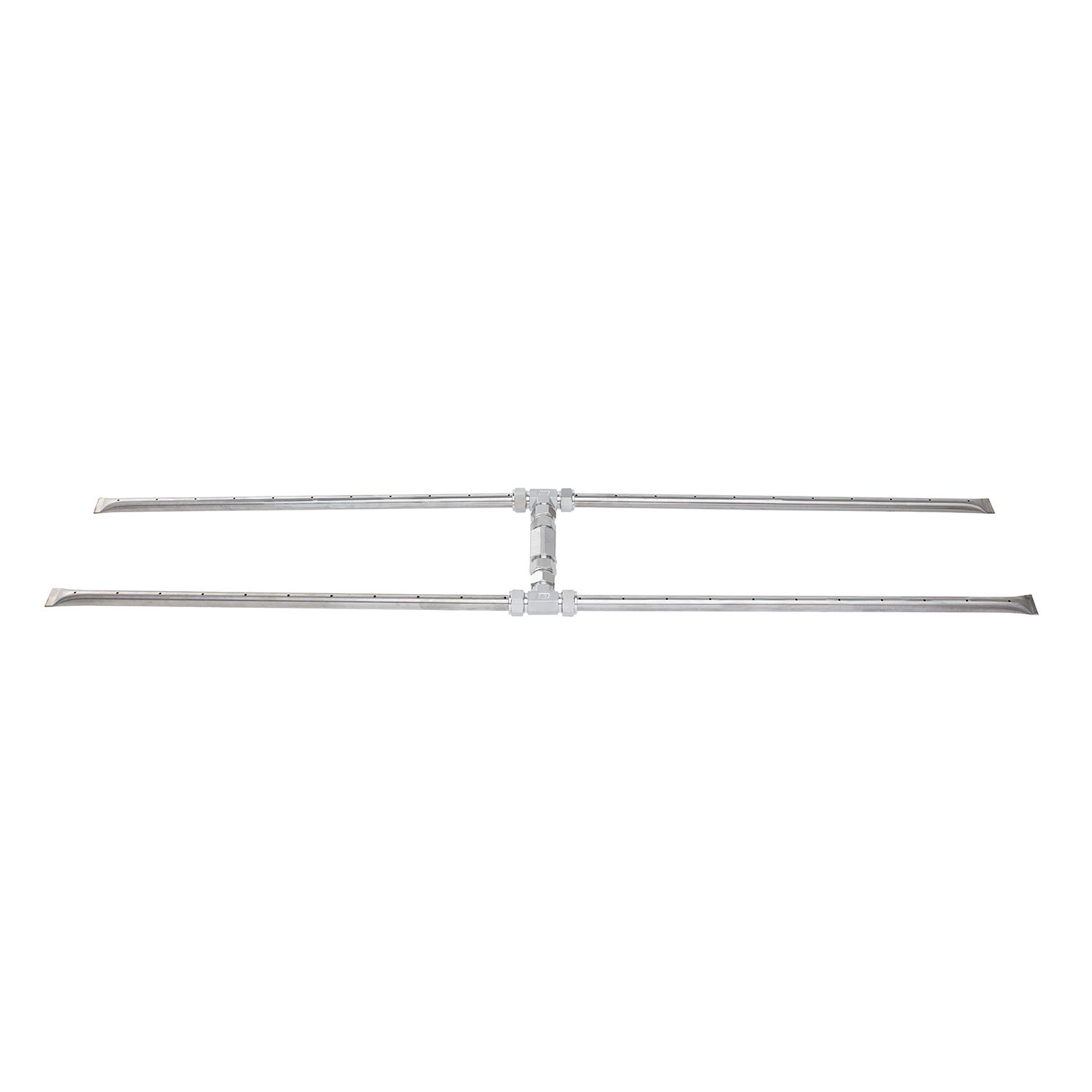 Fire By Design 96" x 6" RHB Marine Grade Stainless Steel Retro H-Style Natural Gas Burner