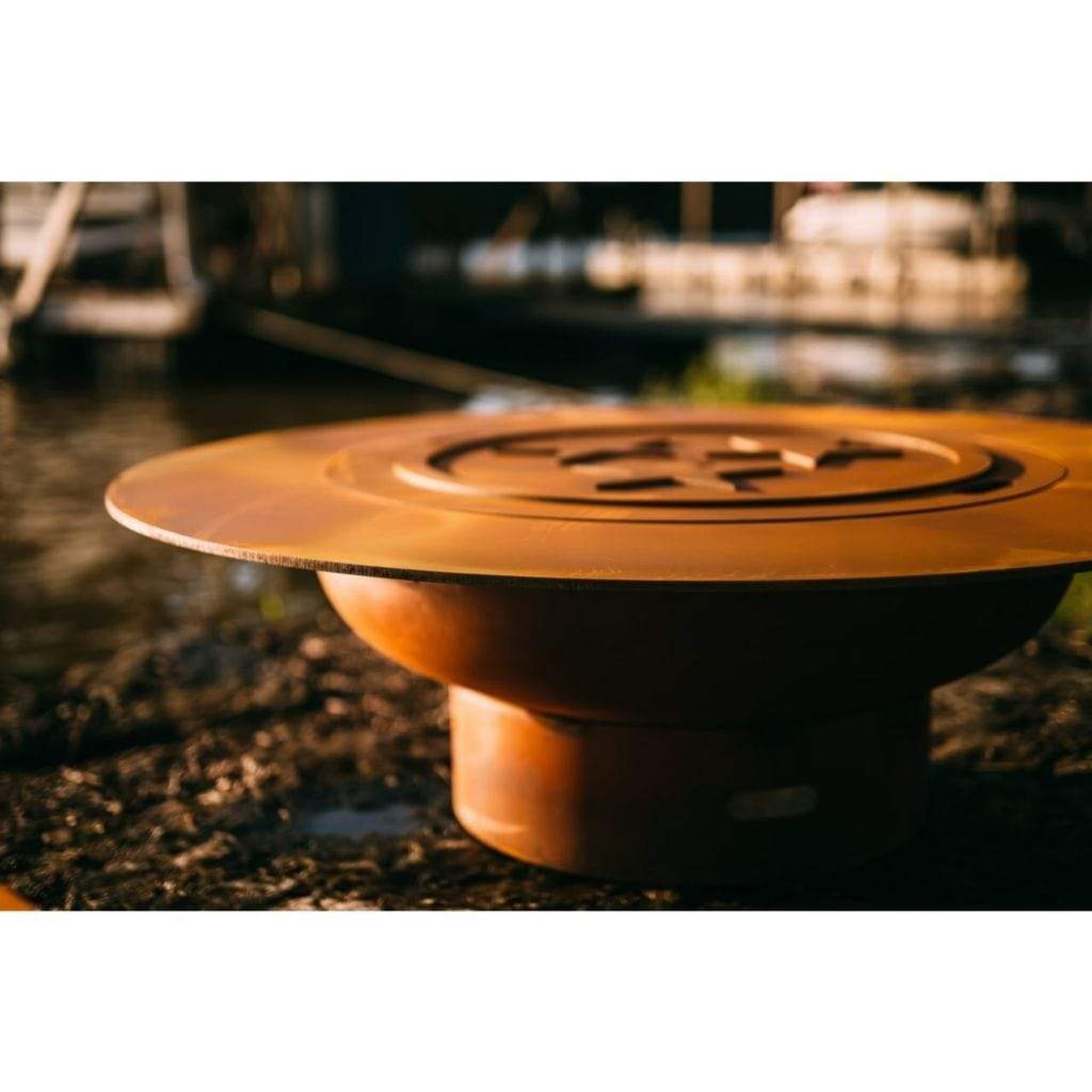 Fire Pit Art 41" Saturn Fire Pit