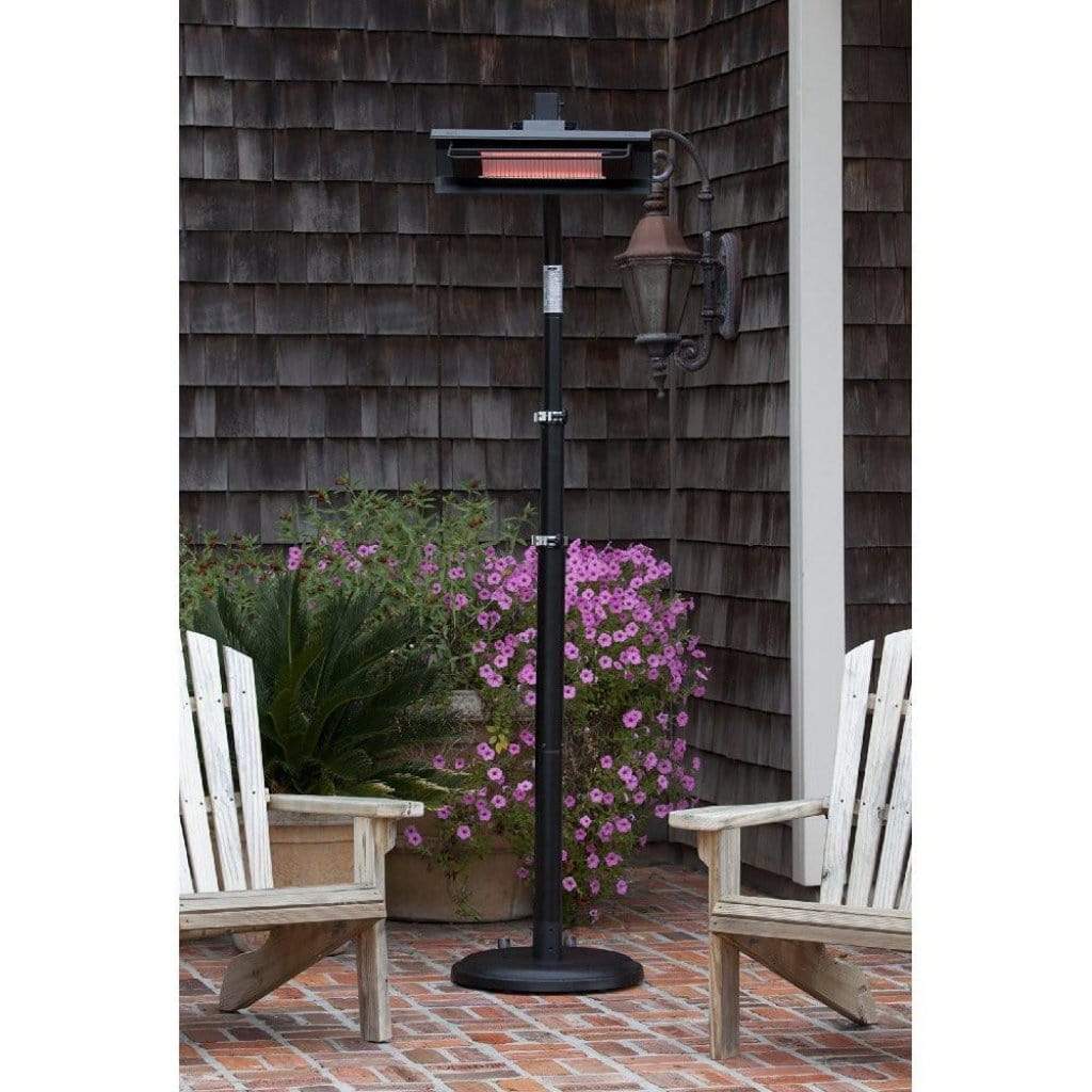 Fire Sense 22" Electric Telescoping Offset Pole Mounted Infrared Patio Heater