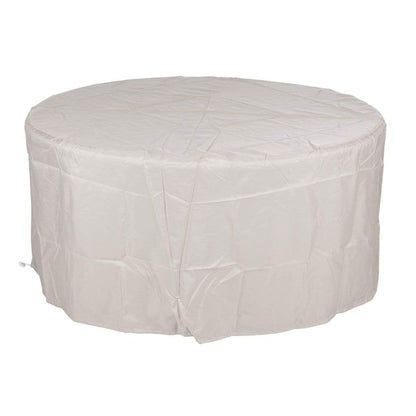 Fire Sense 44" Perissa Woven Round Aluminum Propane Gas Fire Pit