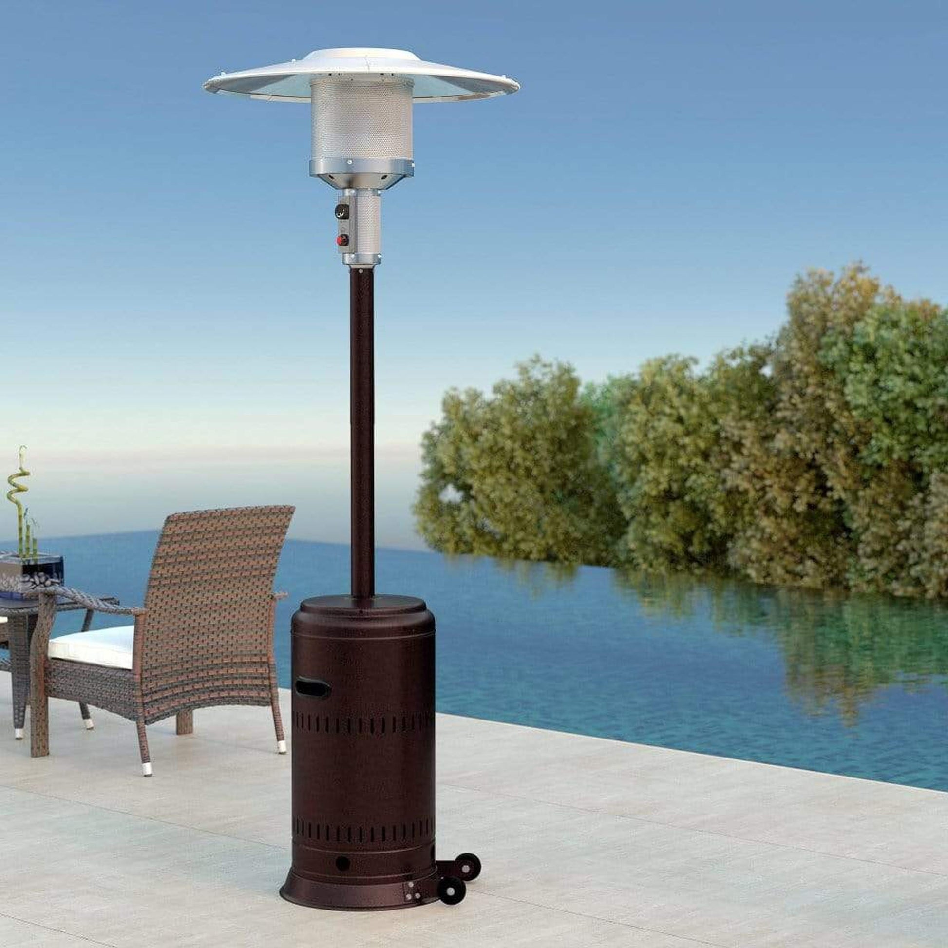 Propane Tank Fire Sense Commercial Patio Heater FIRE SENSE 46000