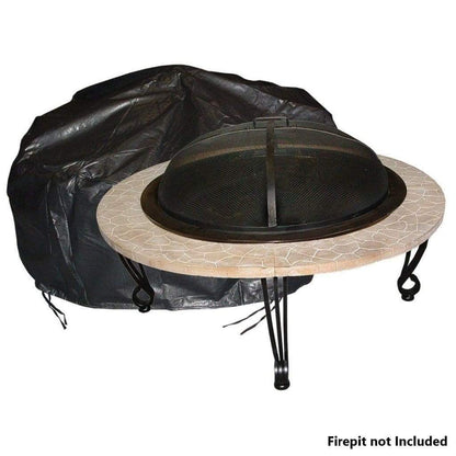 Fire Sense Outdoor Vinyl Cover for Square/Round Fire Pits