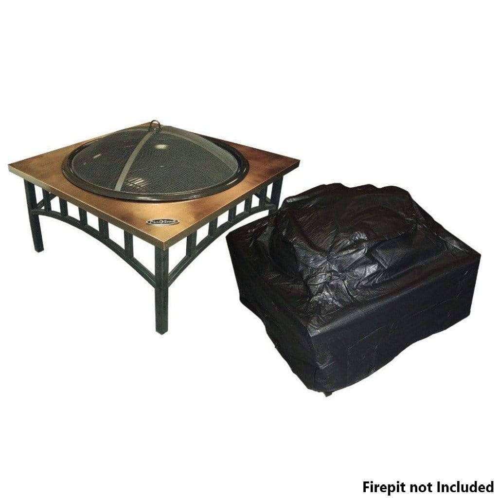 Fire Sense Outdoor Vinyl Cover for Square/Round Fire Pits