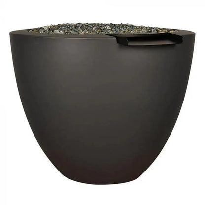Fire by Design 30" x 24" Legacy Round Rockslide Finish Fire / Water Vase