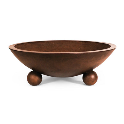 Fire by Design 32" Biltmore Round Urban Slate Finish Natural Gas Fire Bowl - 30VDC AWEIS With Field Serviceable Pilot Burner