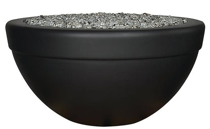 Fire by Design 36" Executive Crystal Cove Finish Propane Fire Bowl - 30VDC AWEIS With Field Serviceable Pilot Burner