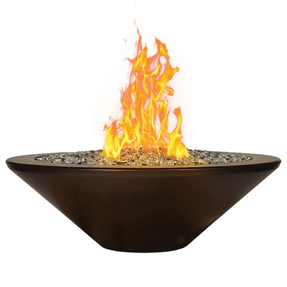 Fire by Design 36" Geo Round "Essex" Black Finish Fire Bowl