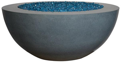 Fire by Design 48" Legacy Round Beechwood Finish Natural Gas Fire Pit Table - 24VAC AWEIS With Field Serviceable Pilot Burner