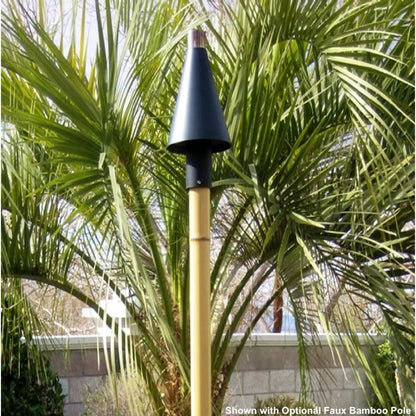 Fire by Design Black Cone Automated Propane Gas Tiki Torch