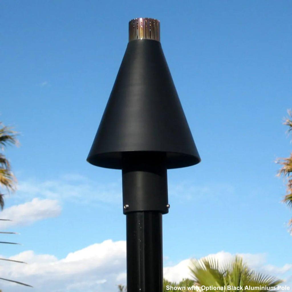 Fire by Design Black Cone Automated Propane Gas Tiki Torch