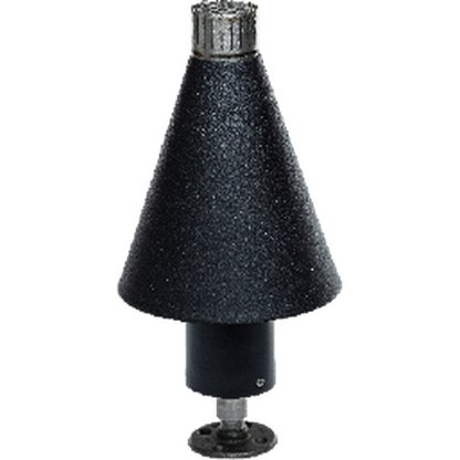 Fire by Design Black Cone Manual Light Propane Gas Tiki Torch