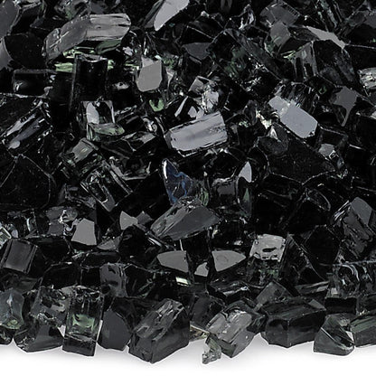Fire by Design Classic Collection 1/2" Black Fire Glass - (10lb Bag)