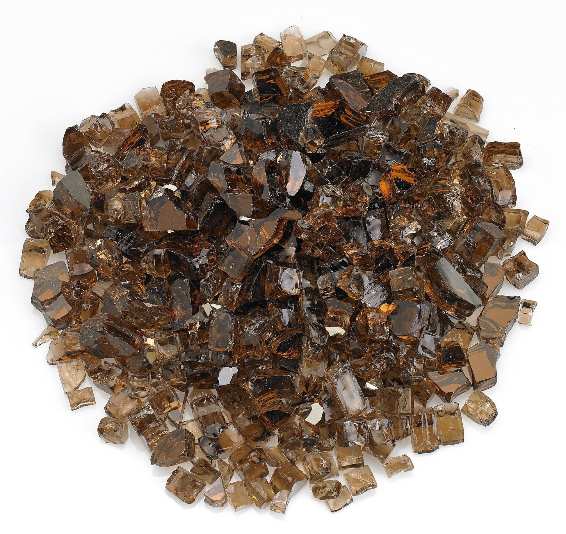 Fire by Design Reflective Collection 1/2" Copper Reflective Fire Glass - (10lb Bag)