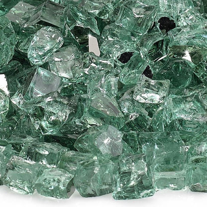 Fire by Design Reflective Collection 1/2" Evergreen Reflective Fire Glass - (10lb Bag)