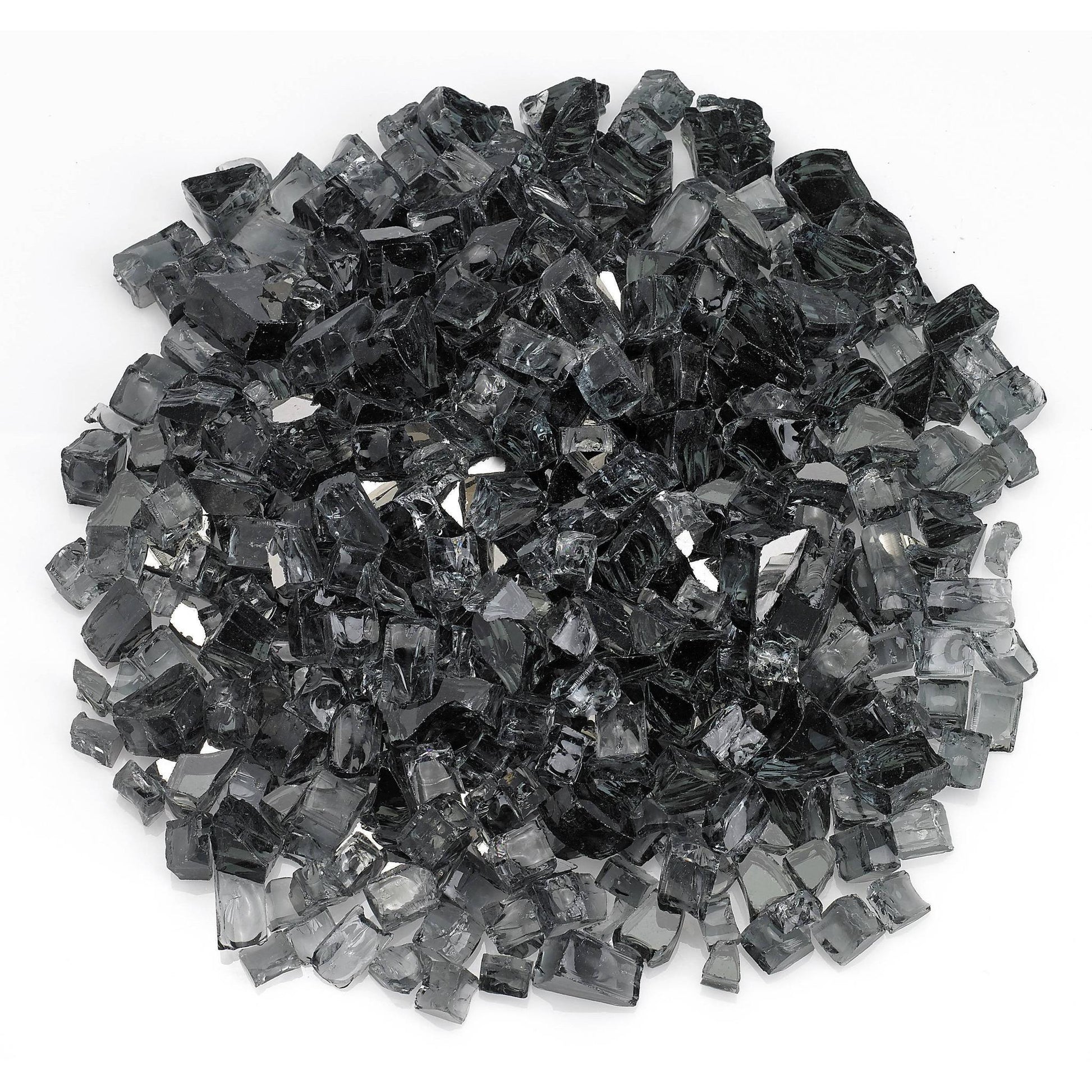 Fire by Design Reflective Collection 1/2" Gray Reflective Fire Glass - (10lb Bag)
