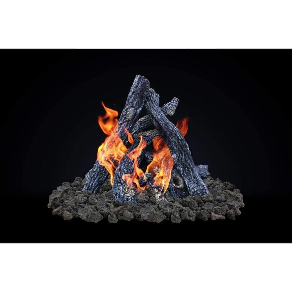 Firegear 19-Piece Sedona Refractory Log Set for Outdoor Fire Features