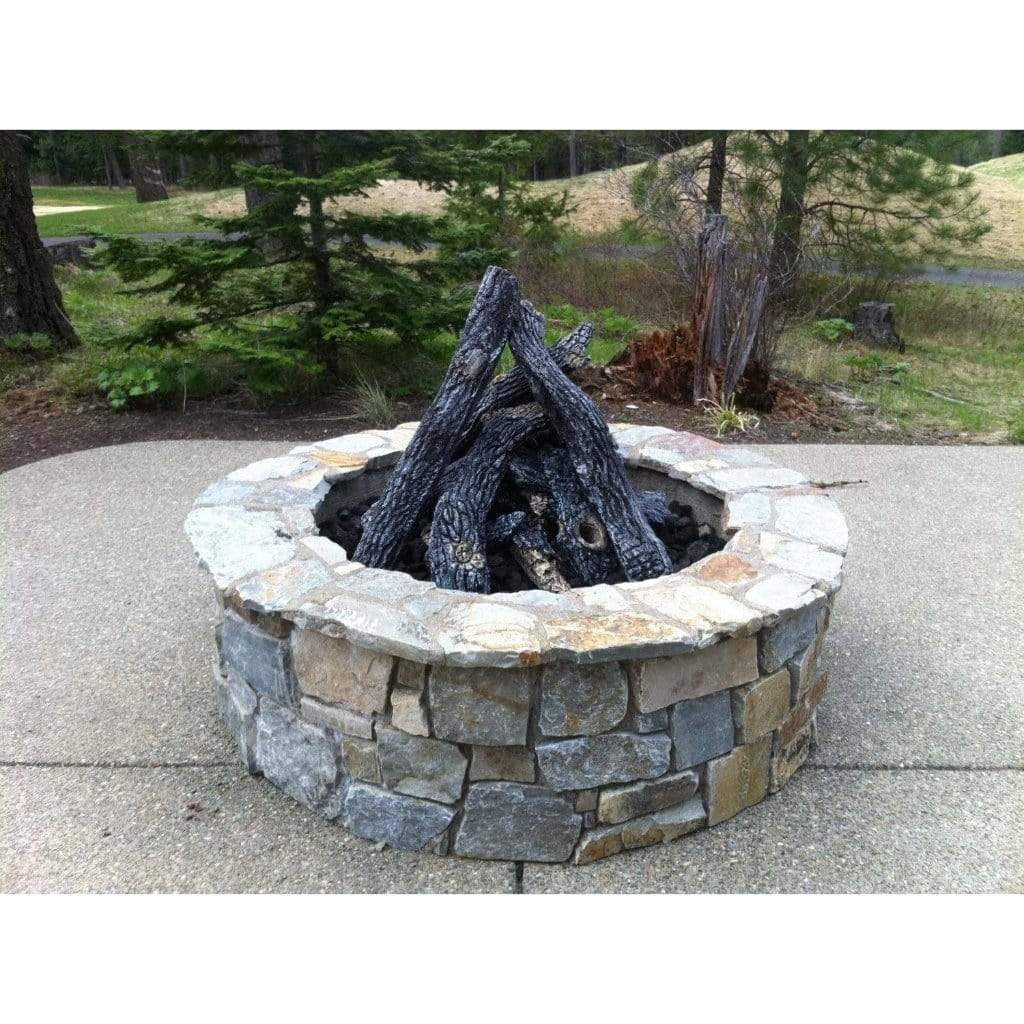 Firegear 19-Piece Sedona Refractory Log Set for Outdoor Fire Features