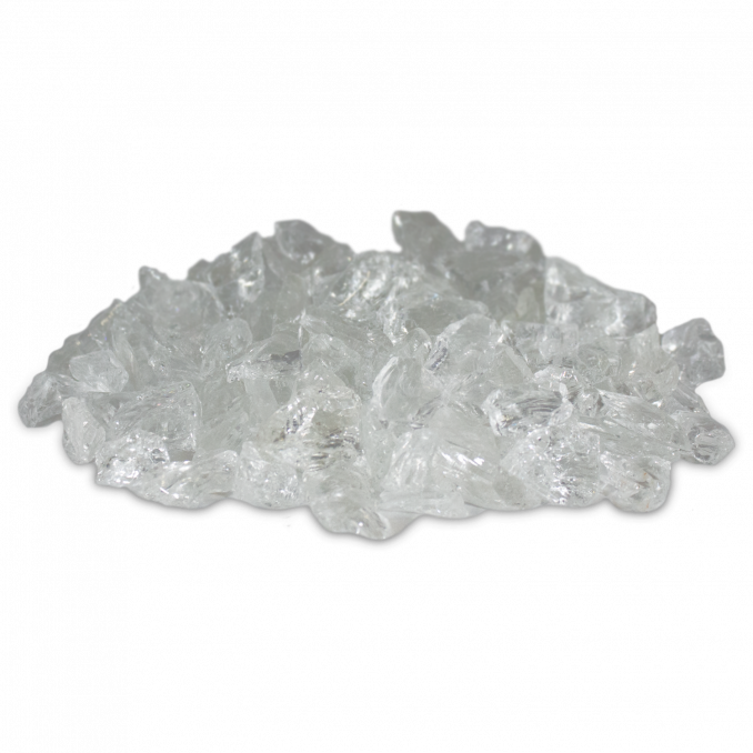 Firegear 30 Lbs. Large Crystal Reflective Broken Fire Glass
