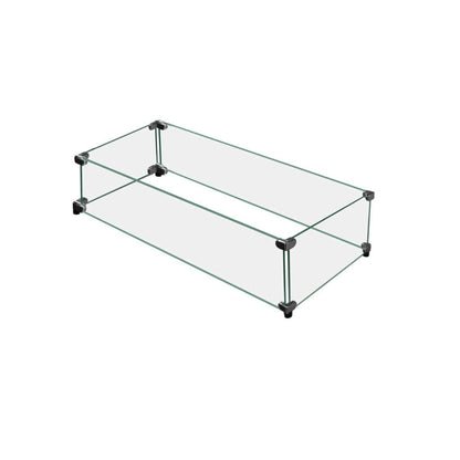 Firegear 30" x 12" Linear Tempered Glass Windshield