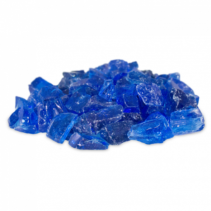 Firegear 80 Lbs. Large Seabreeze Reflective Broken Fire Glass