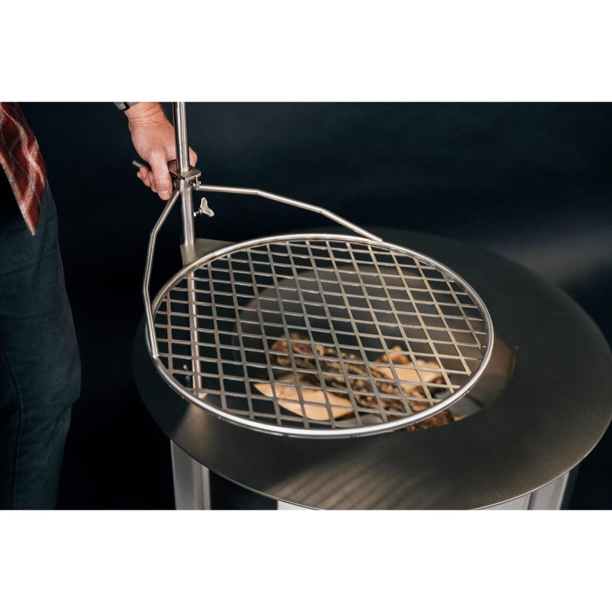 Firegear Cooking Grate and Rod for Lume Wood Burning Fire Pits