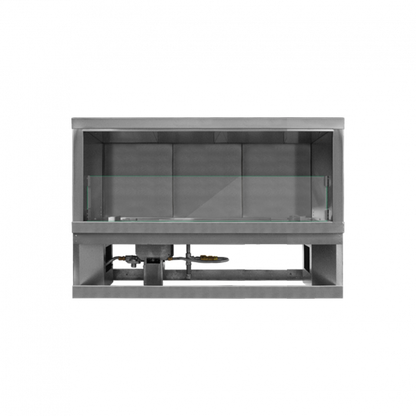 Firegear Kalea Bay Non-LED 48" Linear Outdoor Stainless Steel Vent-Free Natural Gas Fireplace