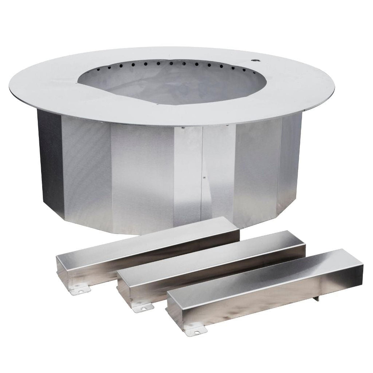 Firegear Lume 21" Multisided Smoke-Less Wood Burning Fire Pit With Sear Cooking Surface