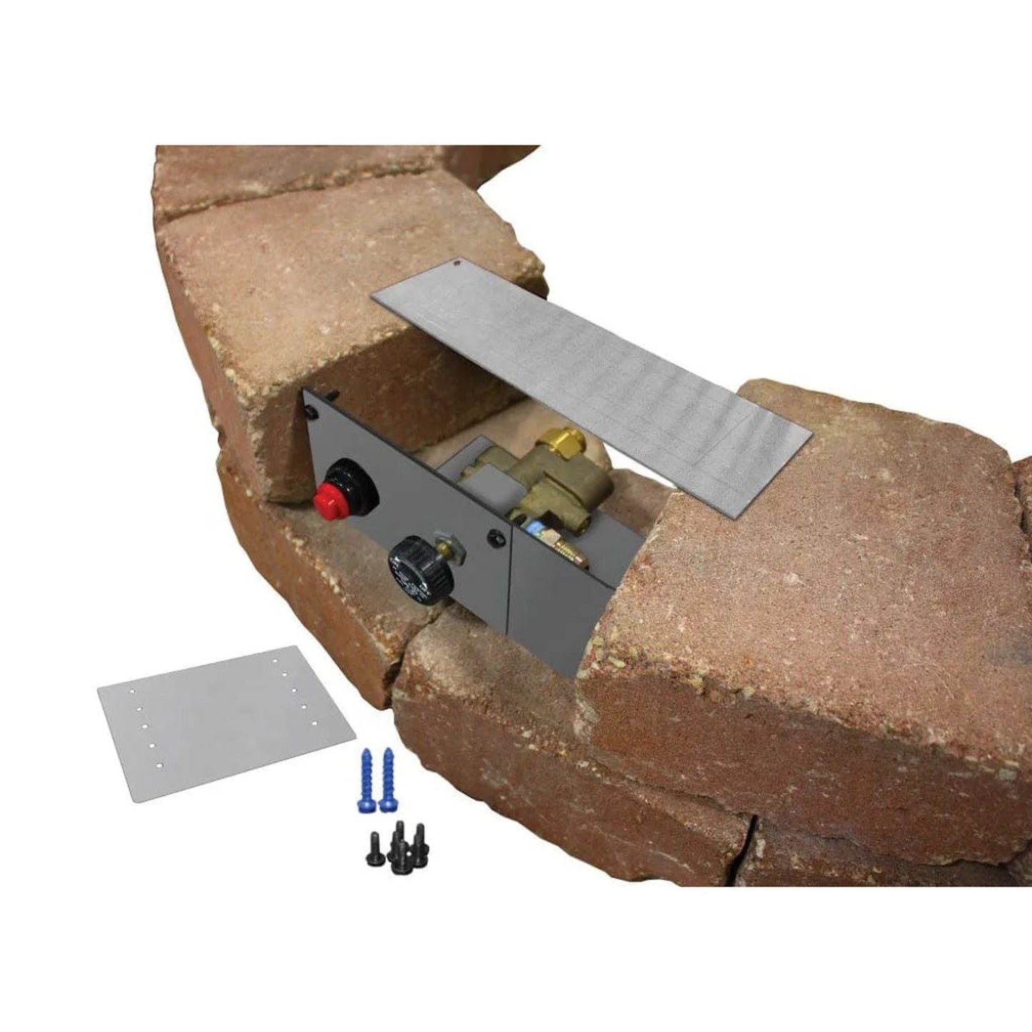 Firegear Paver Fire Pit Control Panel Kit for Thermocouple Piloted Safety Ignition System