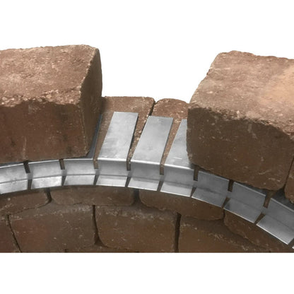 Firegear Pro Flexframe 44" 3-Piece Stainless Steel Paver Fire Pit Installation Collar