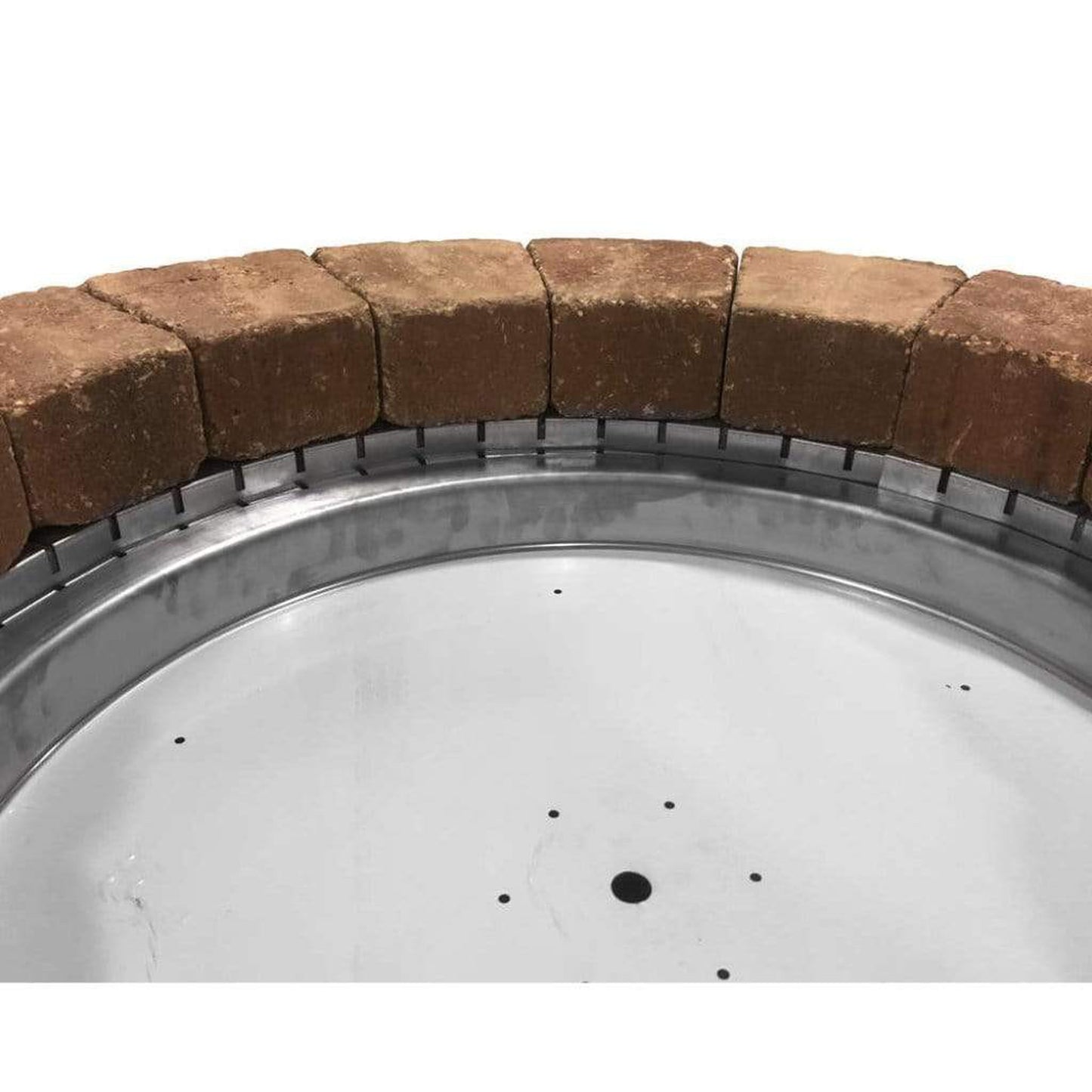 Firegear Pro Flexframe 44" 3-Piece Stainless Steel Paver Fire Pit Installation Collar