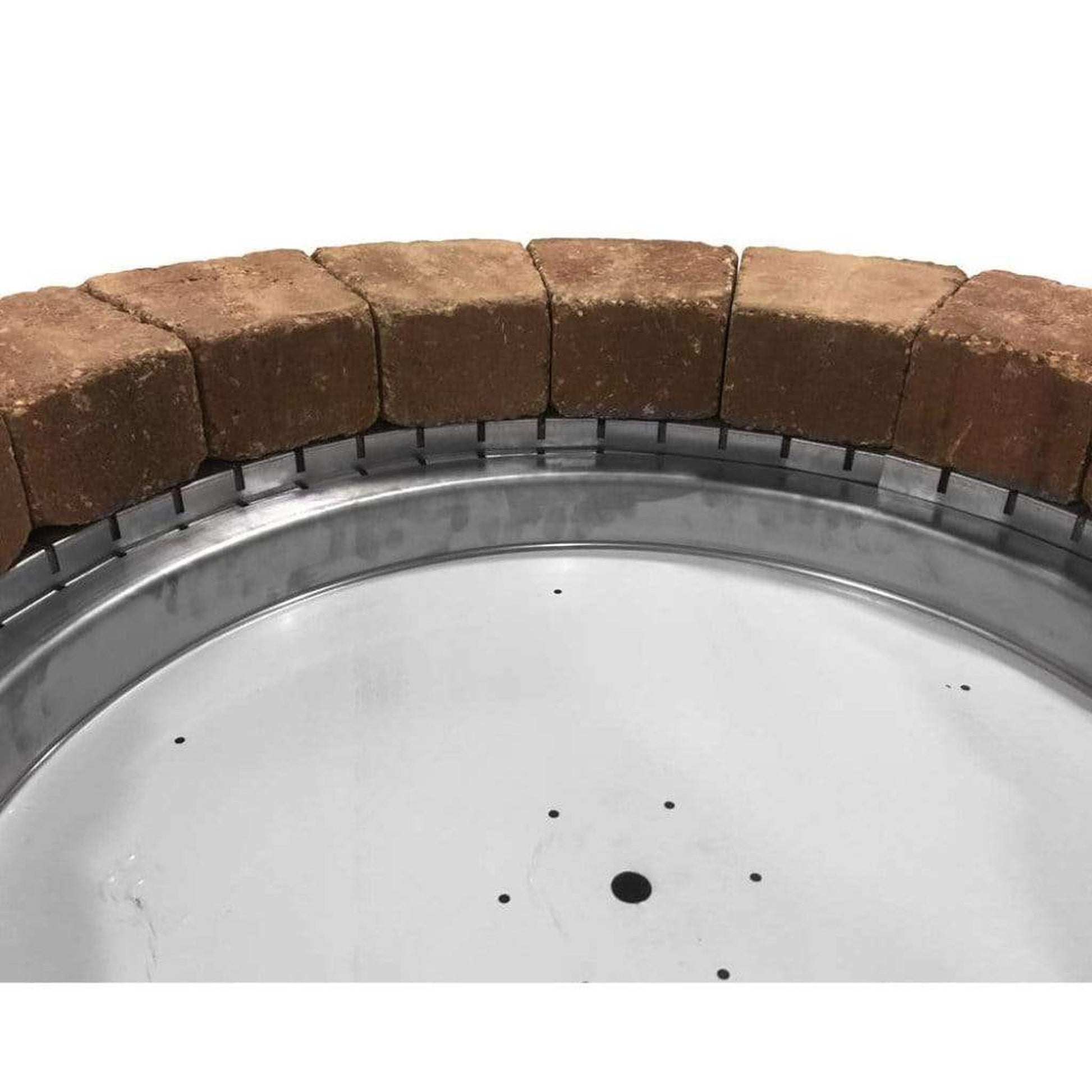 Firegear Pro Flexframe 44" 3-Piece Stainless Steel Paver Fire Pit Installation Collar