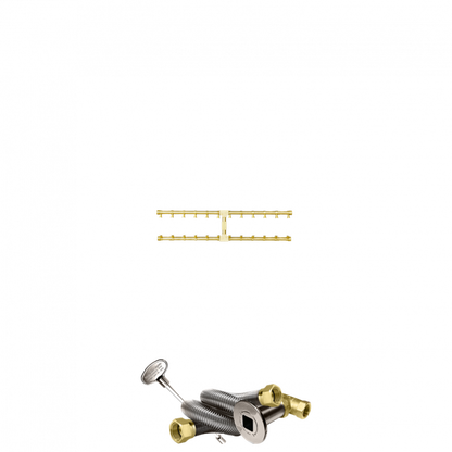Firegear Pro Series 30" Brass Natural Gas Fire Pit H-Burner Kit