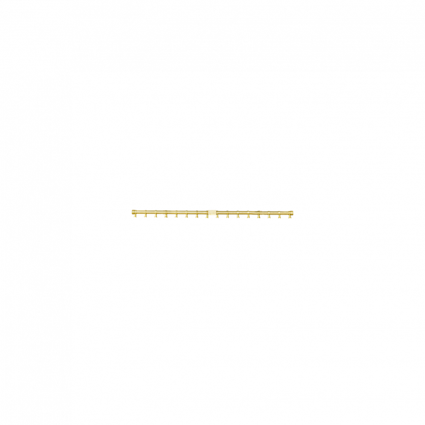 Firegear Pro Series 38" Brass Propane Gas Fire Pit T-Burner