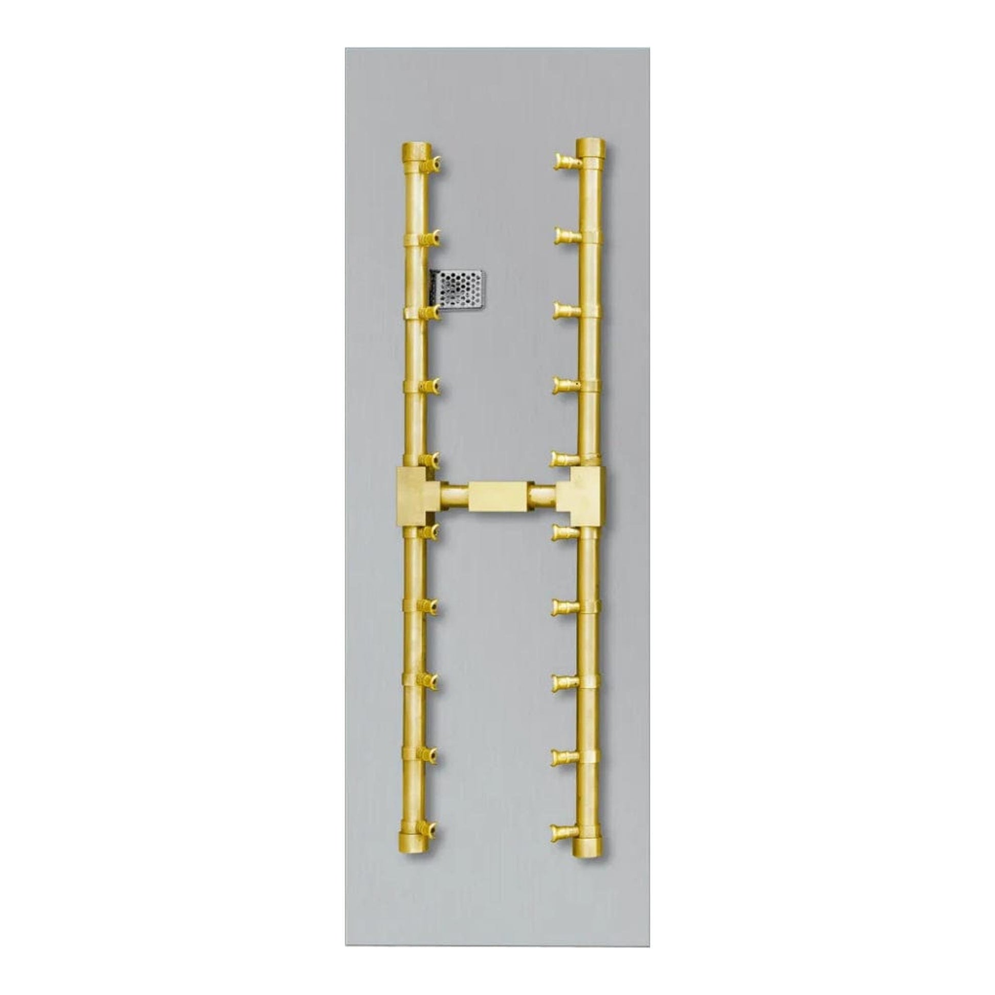 Firegear Pro Series 48" x 10" Linear Flat Pan Propane Gas Fire Pit H Burner System With Thermocouple Piloted Safety Ignition System