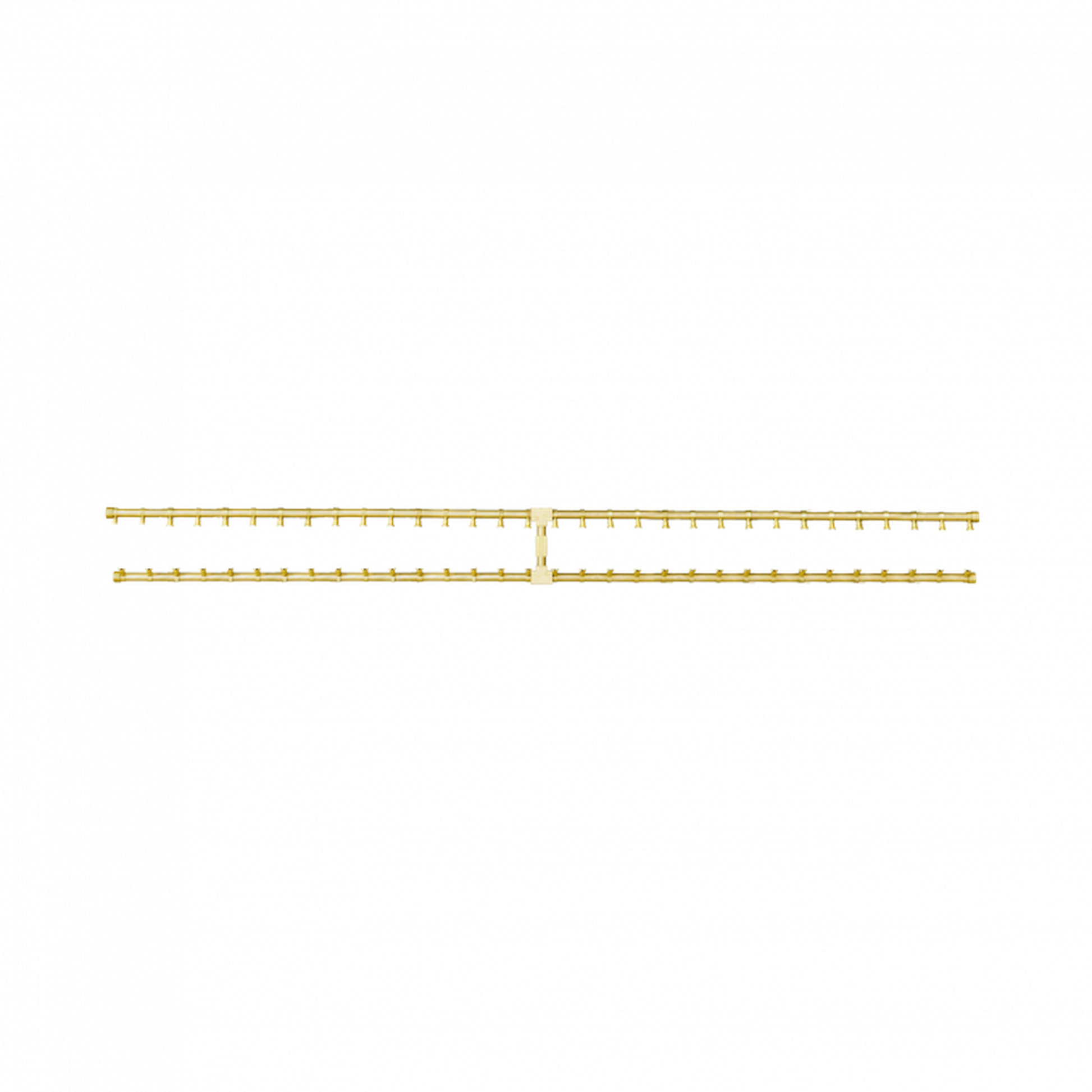 Firegear Pro Series 80" Brass Natural Gas Fire Pit H-Burner