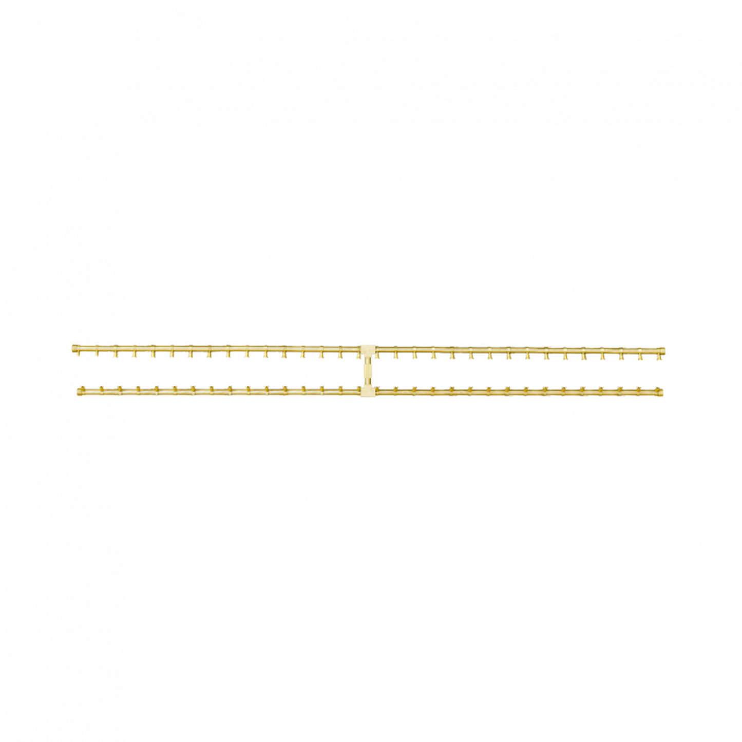 Firegear Pro Series 80" Brass Propane Gas Fire Pit H-Burner