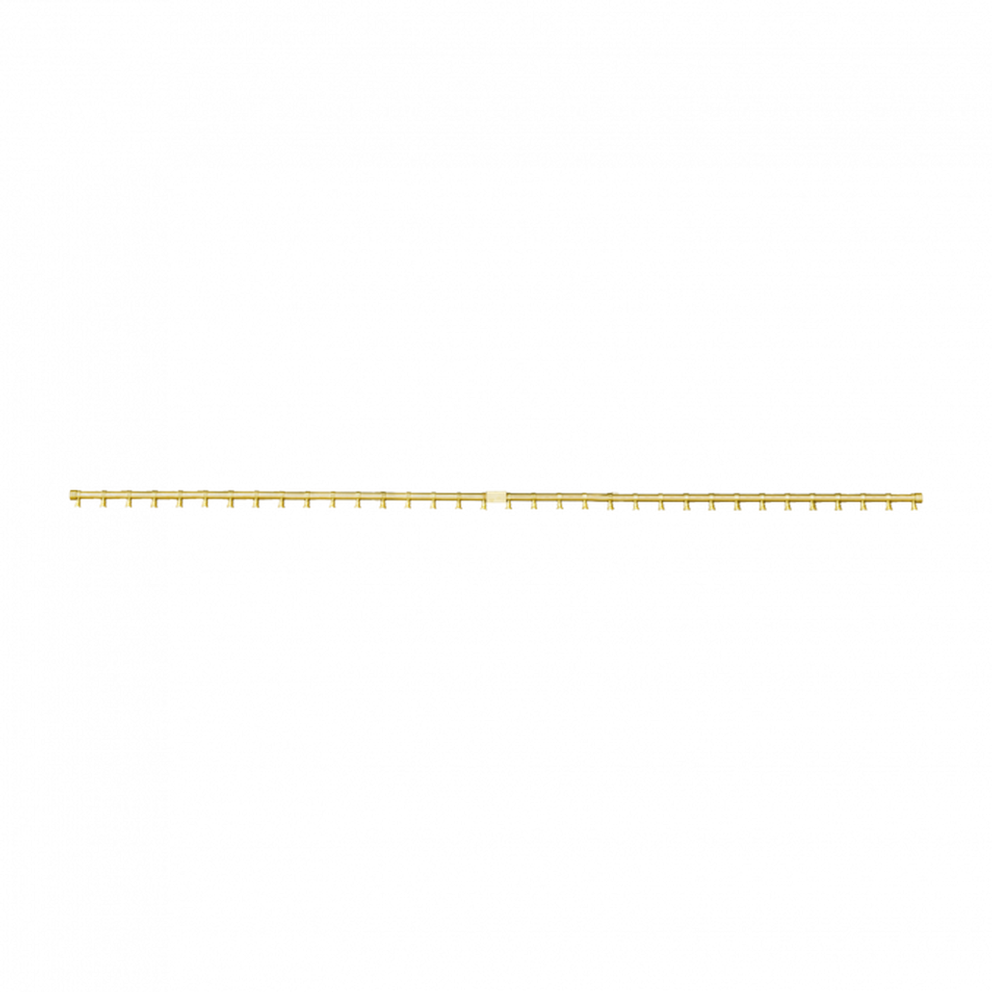Firegear Pro Series 86" Brass Propane Gas Fire Pit T-Burner