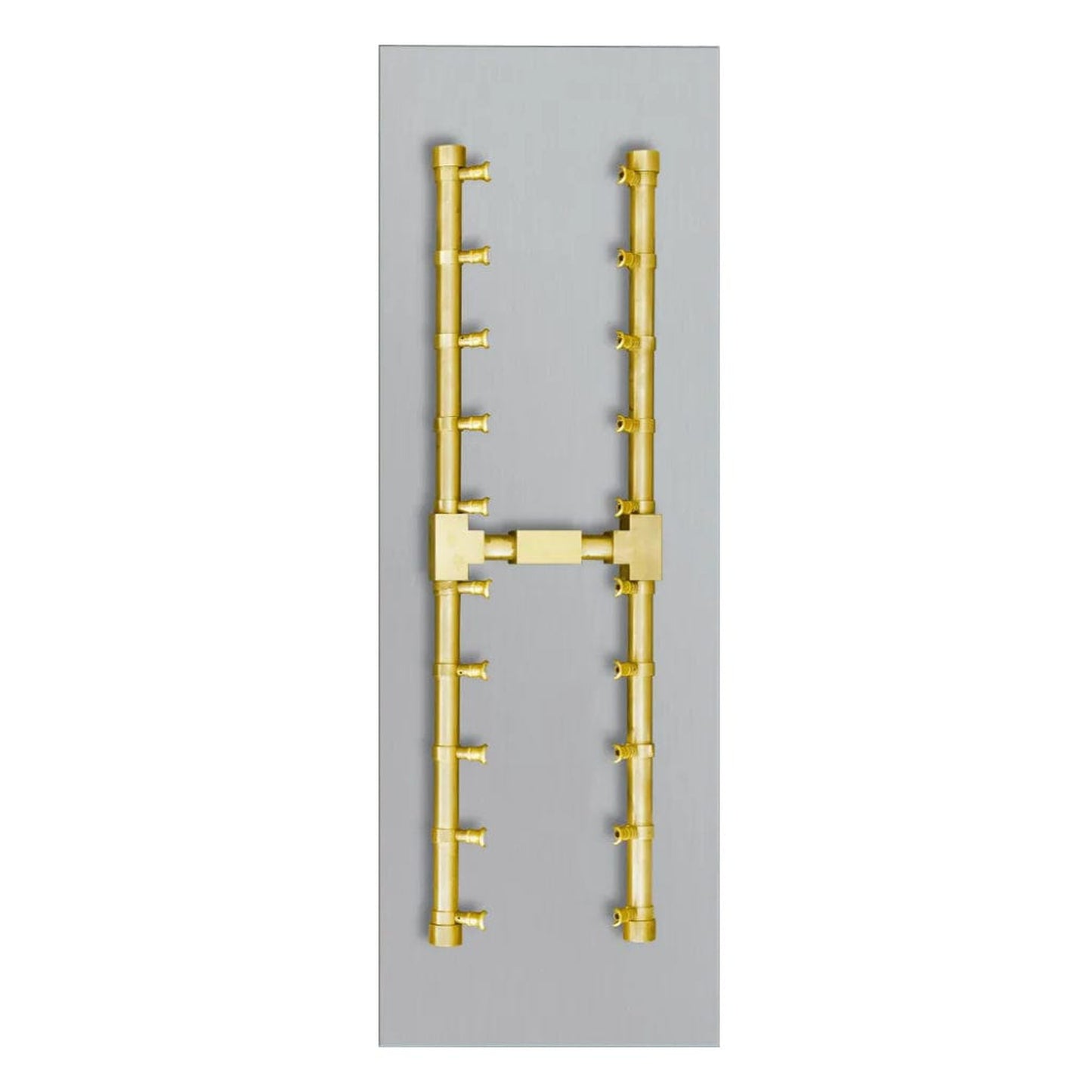 Firegear Pro Series 96" x 10" Linear Flat Pan Propane Gas Fire Pit H Burner System With Match Throw Ignition System