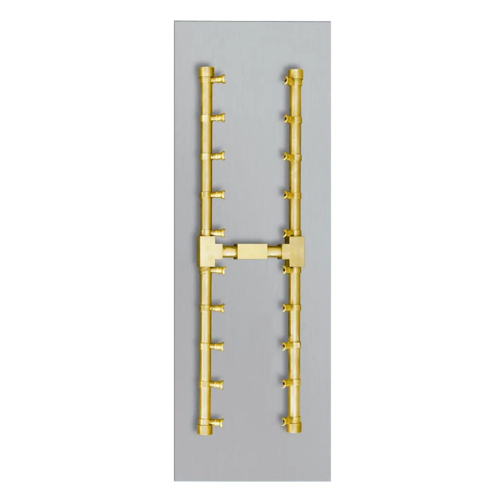 Firegear Pro Series 96" x 10" Linear Flat Pan Propane Gas Fire Pit H Burner System With Match Throw Ignition System