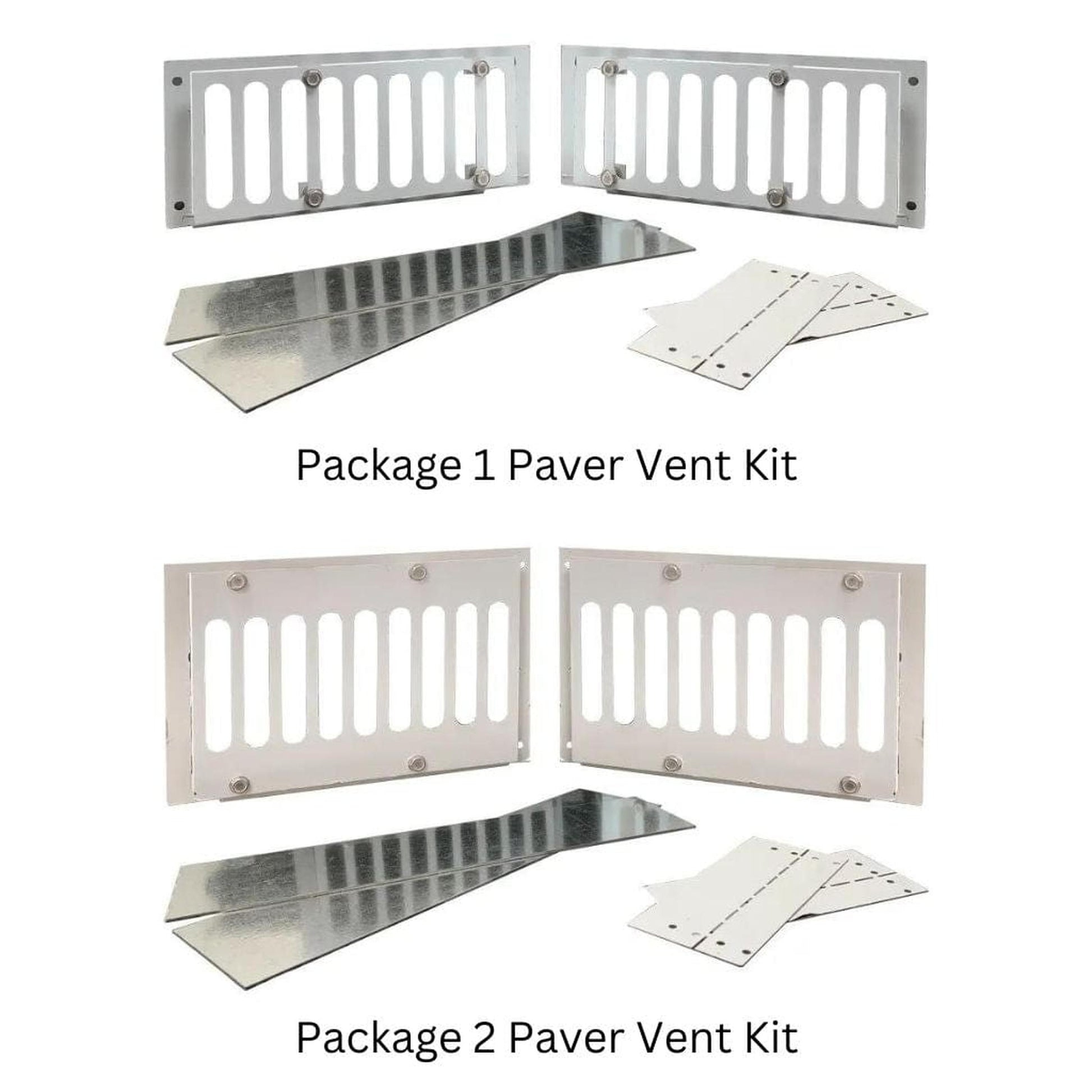 Firegear Pro Series SRW 34" Round Flat Pan Propane Gas Fire Pit Kit With Match Throw Ignition System and 6" Vent Kit