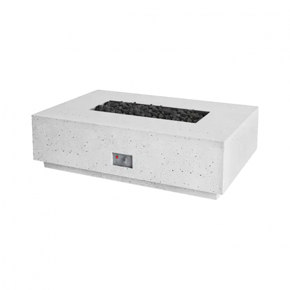 Firegear Pro Series Sanctuary 1 56" Arctic Rectangular Propane Gas Fire Table With Thermocouple Piloted Safety Ignition System