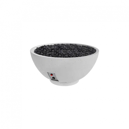 Firegear Pro Series Sanctuary 3 29" Arctic Round Natural Gas Fire Pit Bowl With Thermocouple Piloted Safety Ignition System