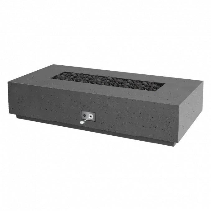 Firegear Pro Series Sanctuary 76 76" Slate Rectangular Natural Gas Fire Table With Match Throw Ignition System