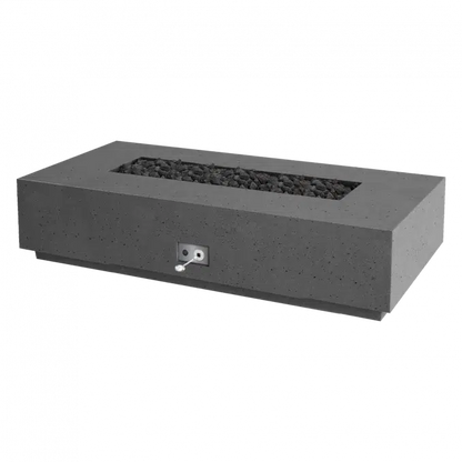Firegear Pro Series Sanctuary 76 76" Slate Rectangular Propane Gas Fire Table With Match Throw Ignition System