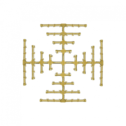 Firegear Pro Series Snowflake 44" Round Flat Pan Natural Gas Fire Pit Burner System With All Weather Electronic Ignition System