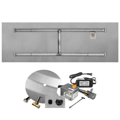 Firegear Sanctuary 1 33" Linear Stainless Steel Propane Gas Burner System With AWS Electronic Ignition System