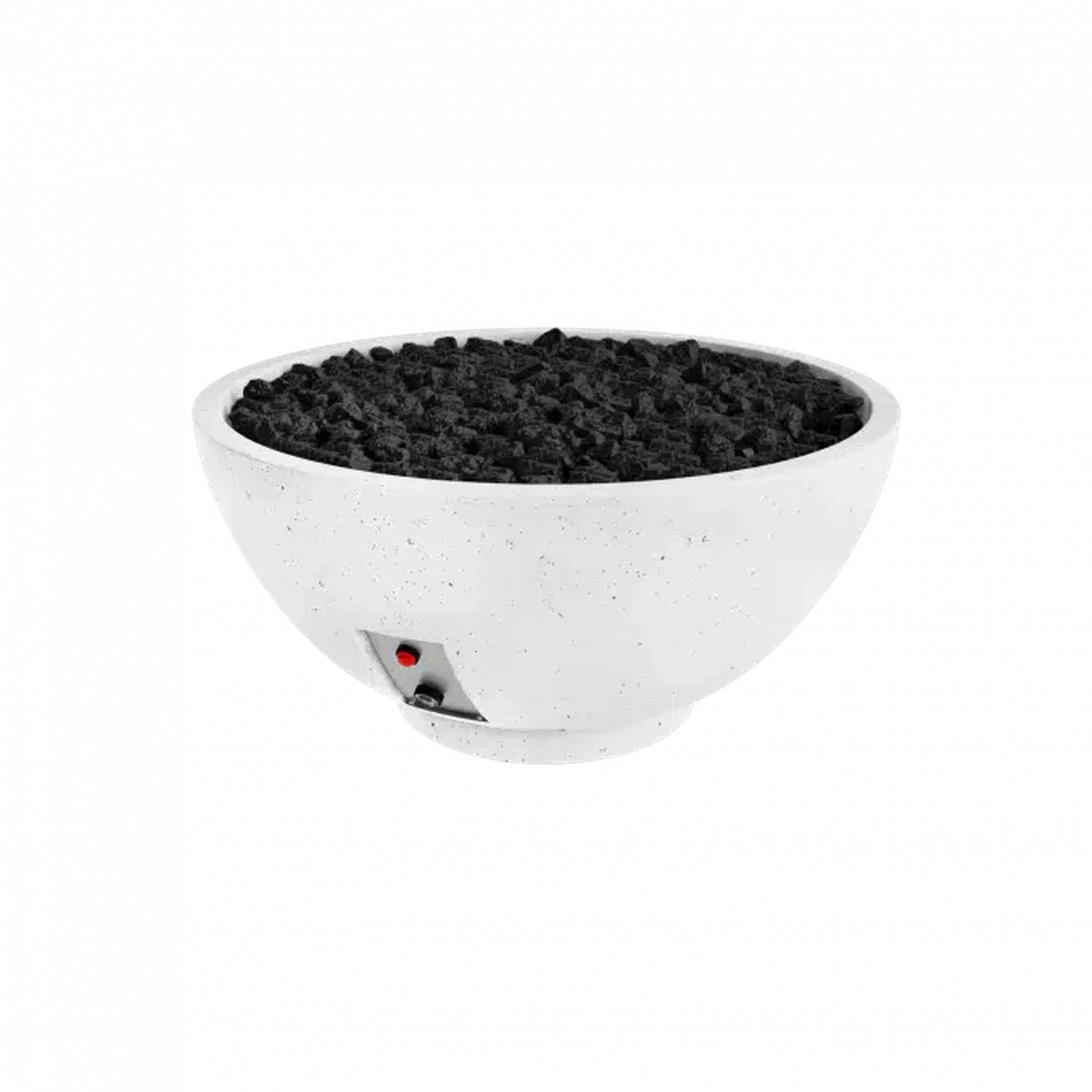 Firegear Sanctuary 2 39" Arctic Round Propane Gas Fire Pit Bowl With Thermocouple Piloted Safety Ignition System