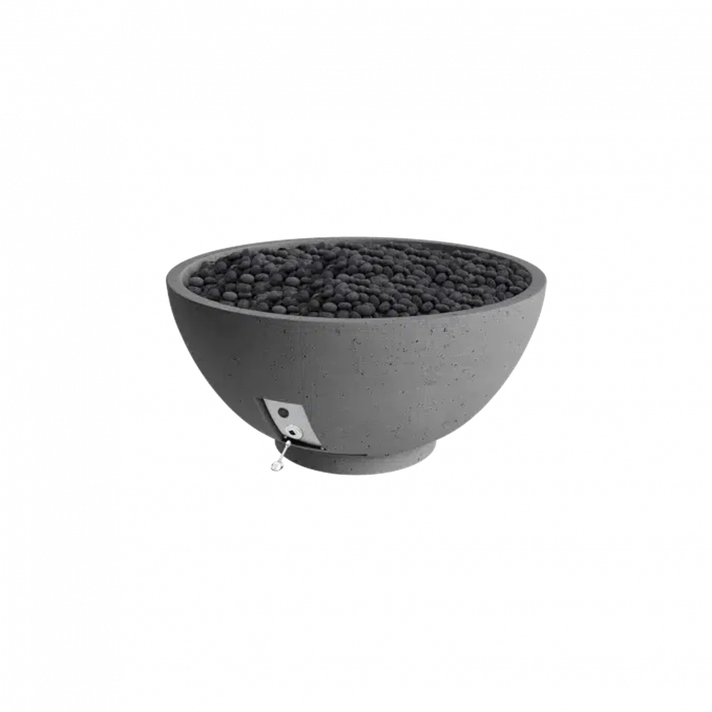 Firegear Sanctuary 3 30" Slate Round Natural Gas Fire Pit Bowl With Match Throw Ignition System